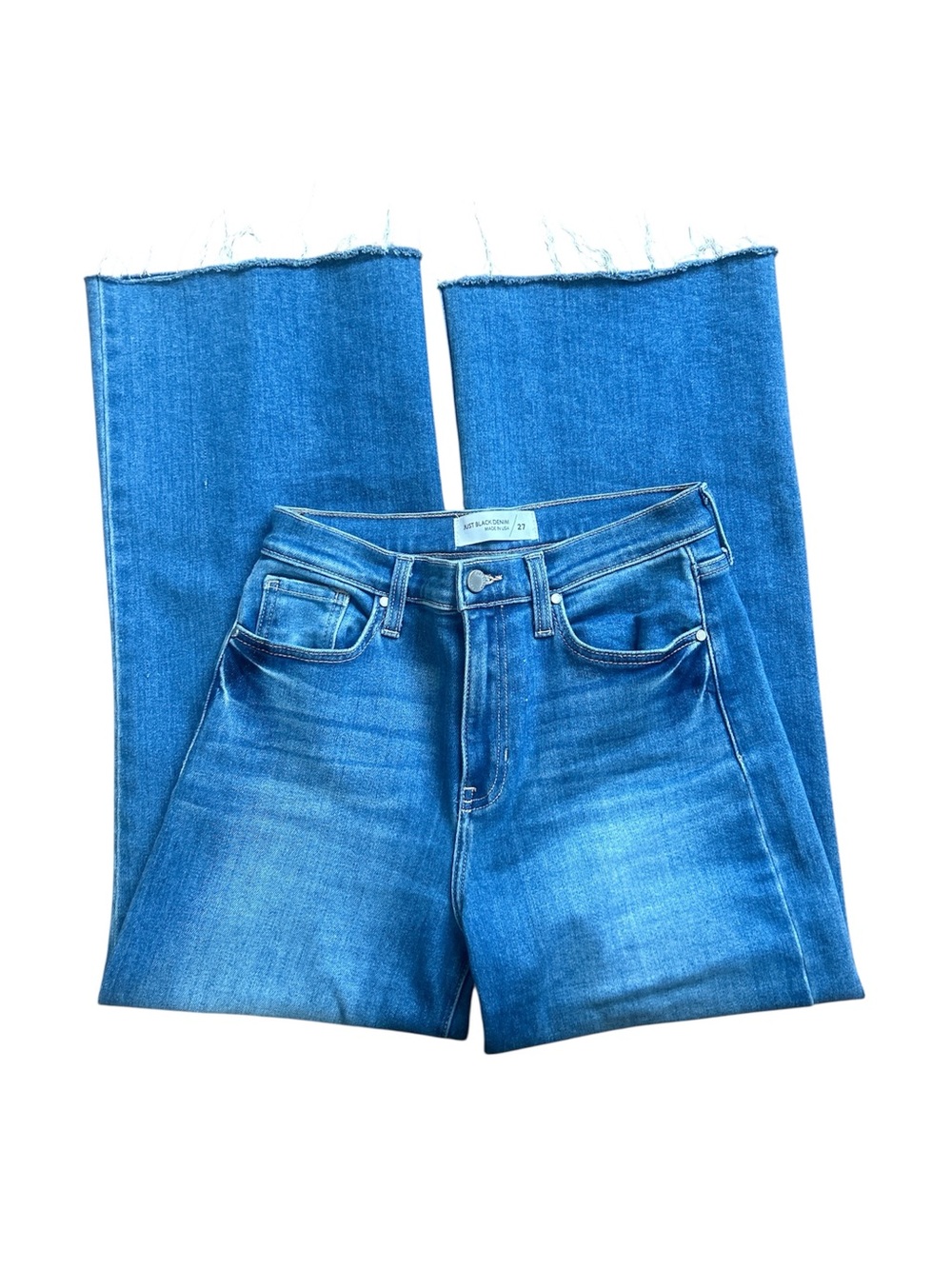 Just Black Denim Stretch Classic High-Rise Blue Women's Jeans